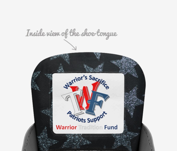WTF? custom made in Italy shoes by Dean Edler | Tongue view