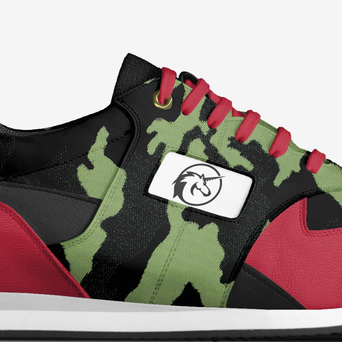 CreativeMindedCAMO custom made in Italy shoes by Kevin Tillett | Detail view