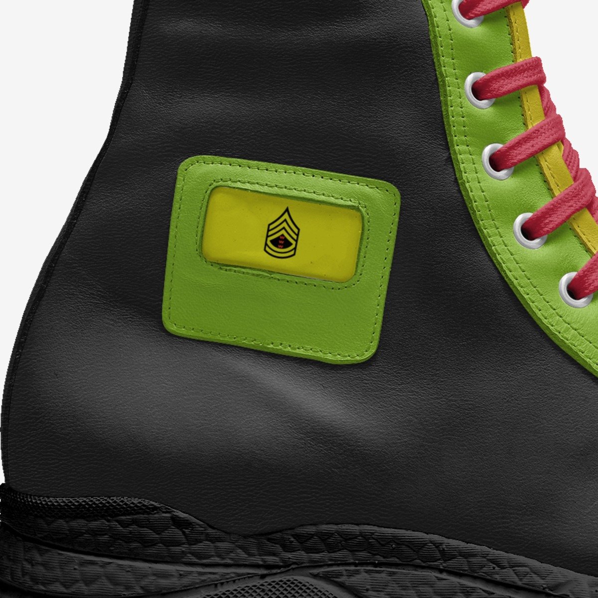 King Jelani custom made in Italy shoes by John H. Harris, Jr. | Detail view