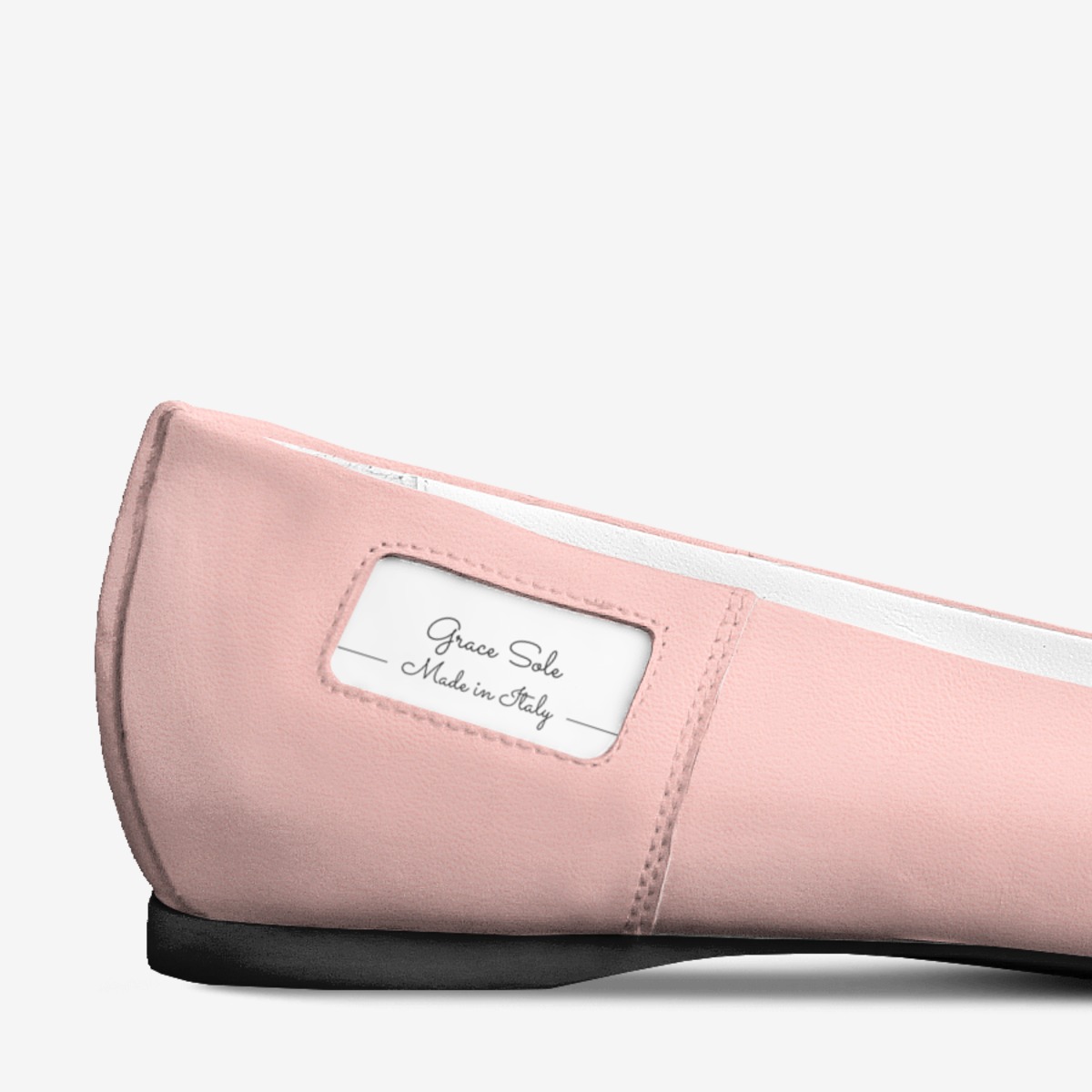 Grace Sole custom made in Italy shoes by Jacquelyn Youst | Detail view