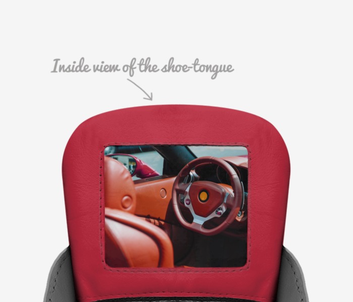 DECIMUS custom made in Italy shoes by Frantz Decimus | Tongue view
