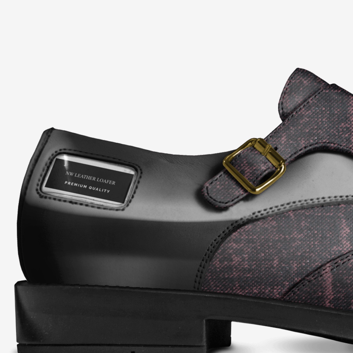 NW LEATHER LOAFER custom made in Italy shoes by Nita Mandal | Detail view
