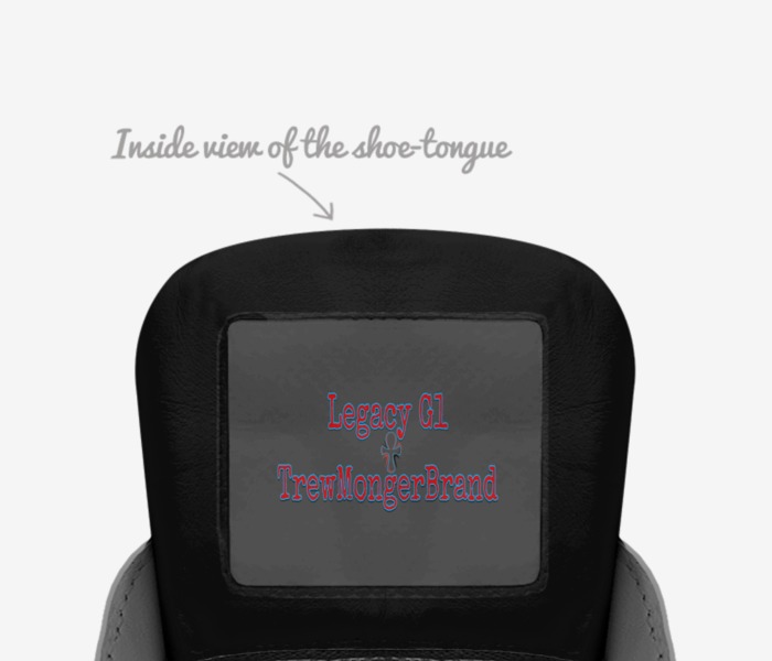 Legacy G1 V2 custom made in Italy shoes by TrewMonger Brand | Tongue view