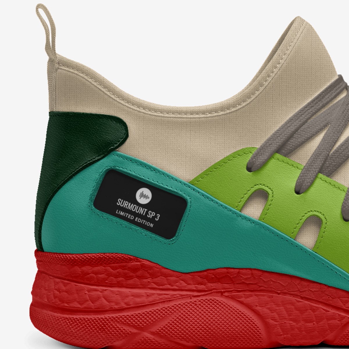 Surmount SP 3 custom made in Italy shoes by Sue Page | Detail view