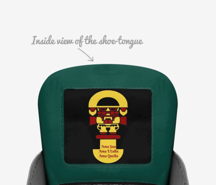 Ama Quella custom made in Italy shoes by Samuel Culbertson | Tongue view