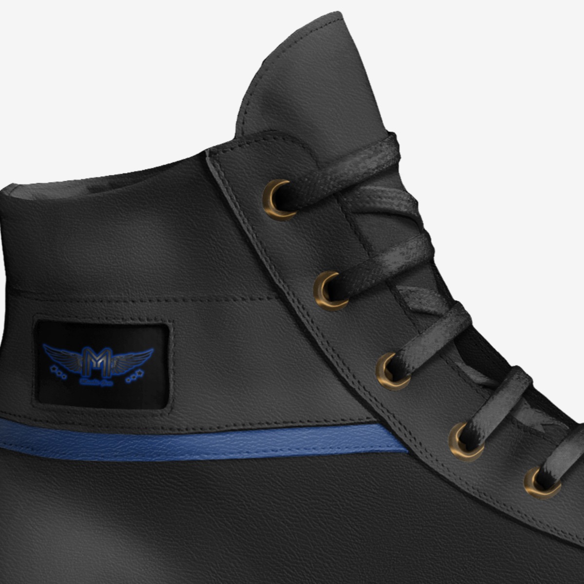 meechie gear clothing custom made in Italy shoes by Antonio Carraway | Detail view