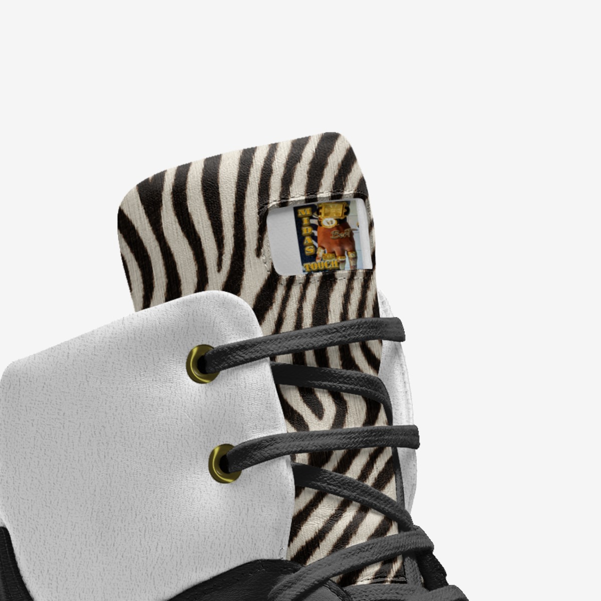 Touch of Gold  custom made in Italy shoes by Robert Wynder | Detail view