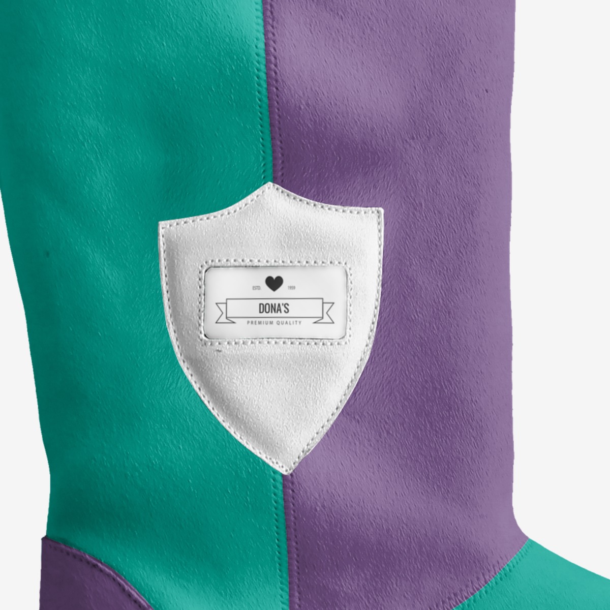Dona's custom made in Italy shoes by Emily Macca | Detail view