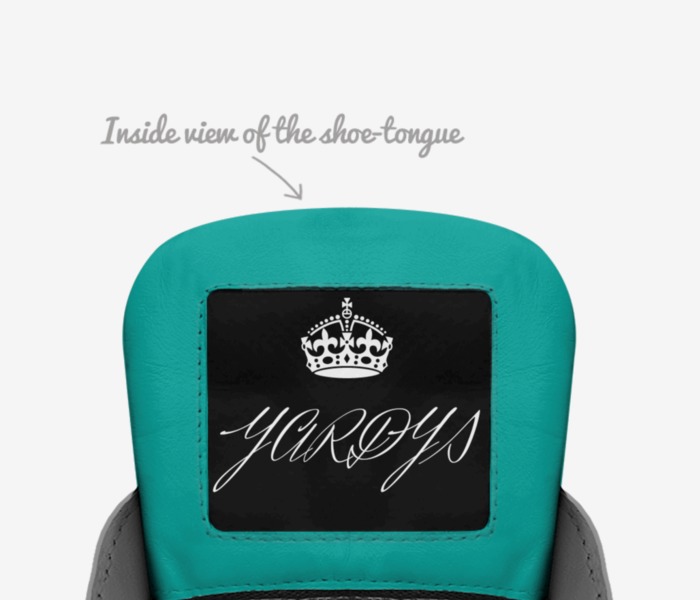 YARDYS custom made in Italy shoes by Ricardo Smellie | Tongue view