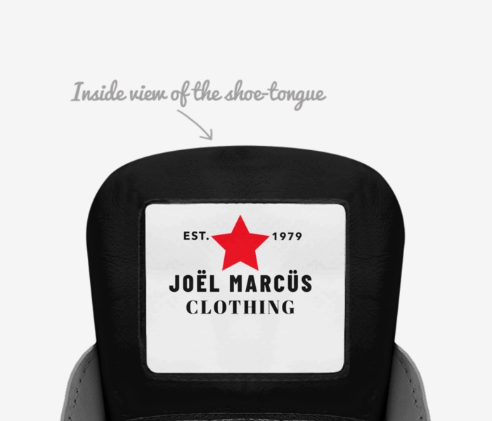 JM - 1984 custom made in Italy shoes by JoËl MarcÜs | Tongue view