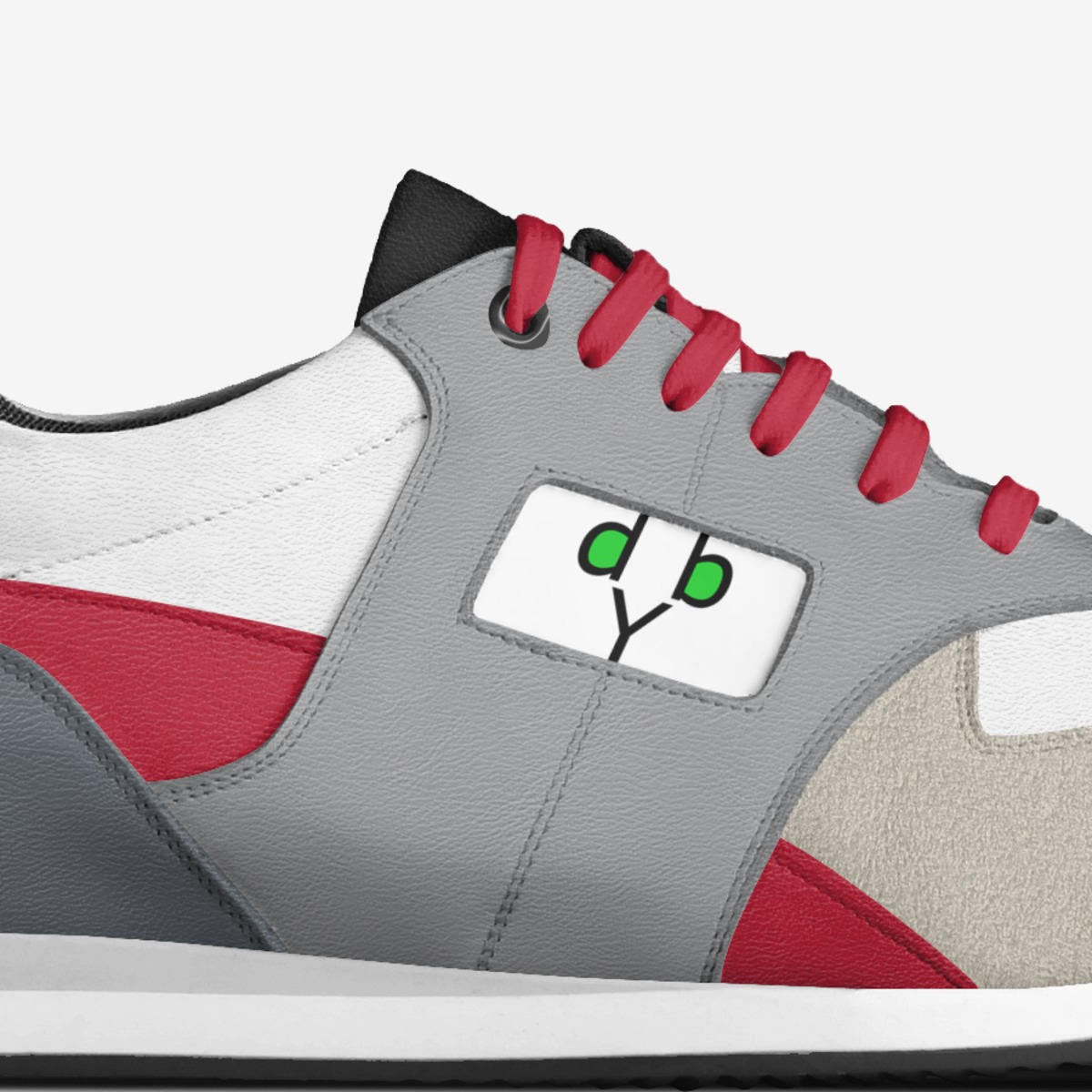 Mysfit LowTop Shoe custom made in Italy shoes by Marcus Clark | Detail view