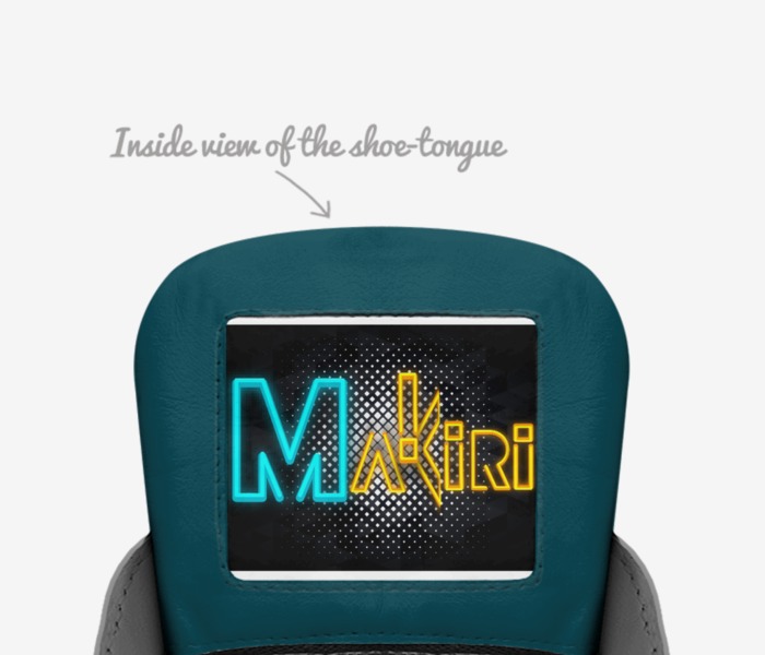 MAKIRI 2020 custom made in Italy shoes by Makiri Duckett | Tongue view