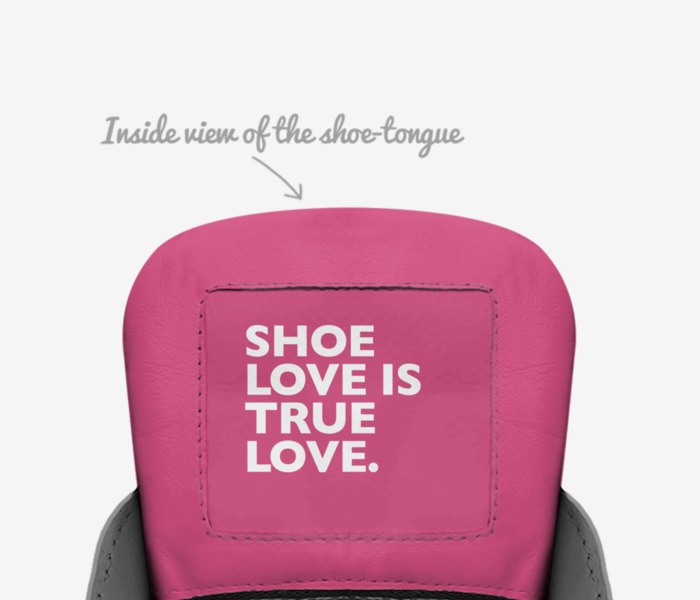 HaRa custom made in Italy shoes by Umi Mastura | Tongue view