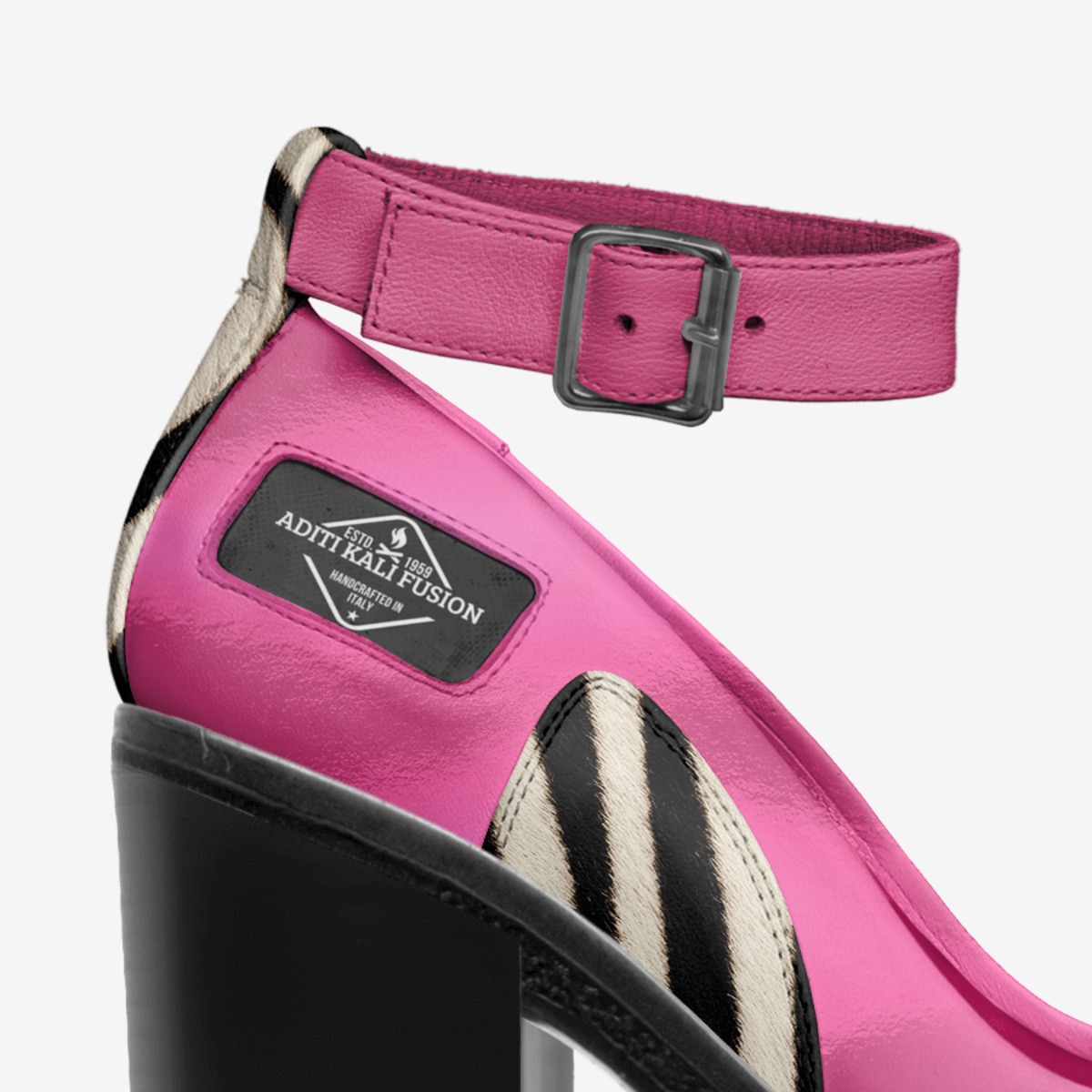 aditi kali fusion custom made in Italy shoes by Aditi-kali Of Wonkey Donkey Bazaar | Detail view