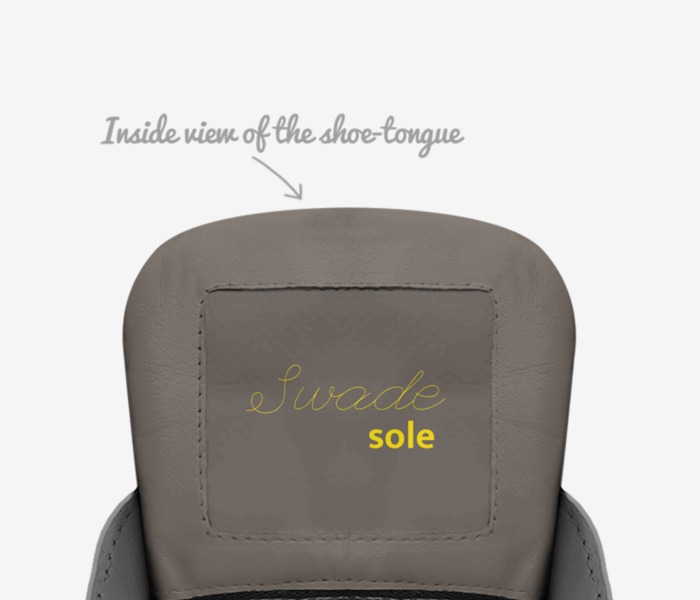 Swade Sole custom made in Italy shoes by Swade Soul | Tongue view