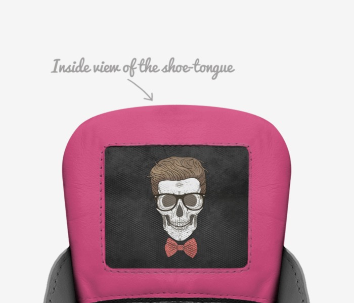 Chocco custom made in Italy shoes by Dominic De Loreto | Tongue view