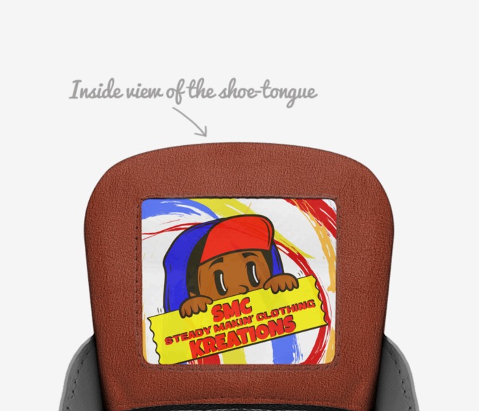 Doc McStuffins custom made in Italy shoes by Shawn Mcnair | Tongue view