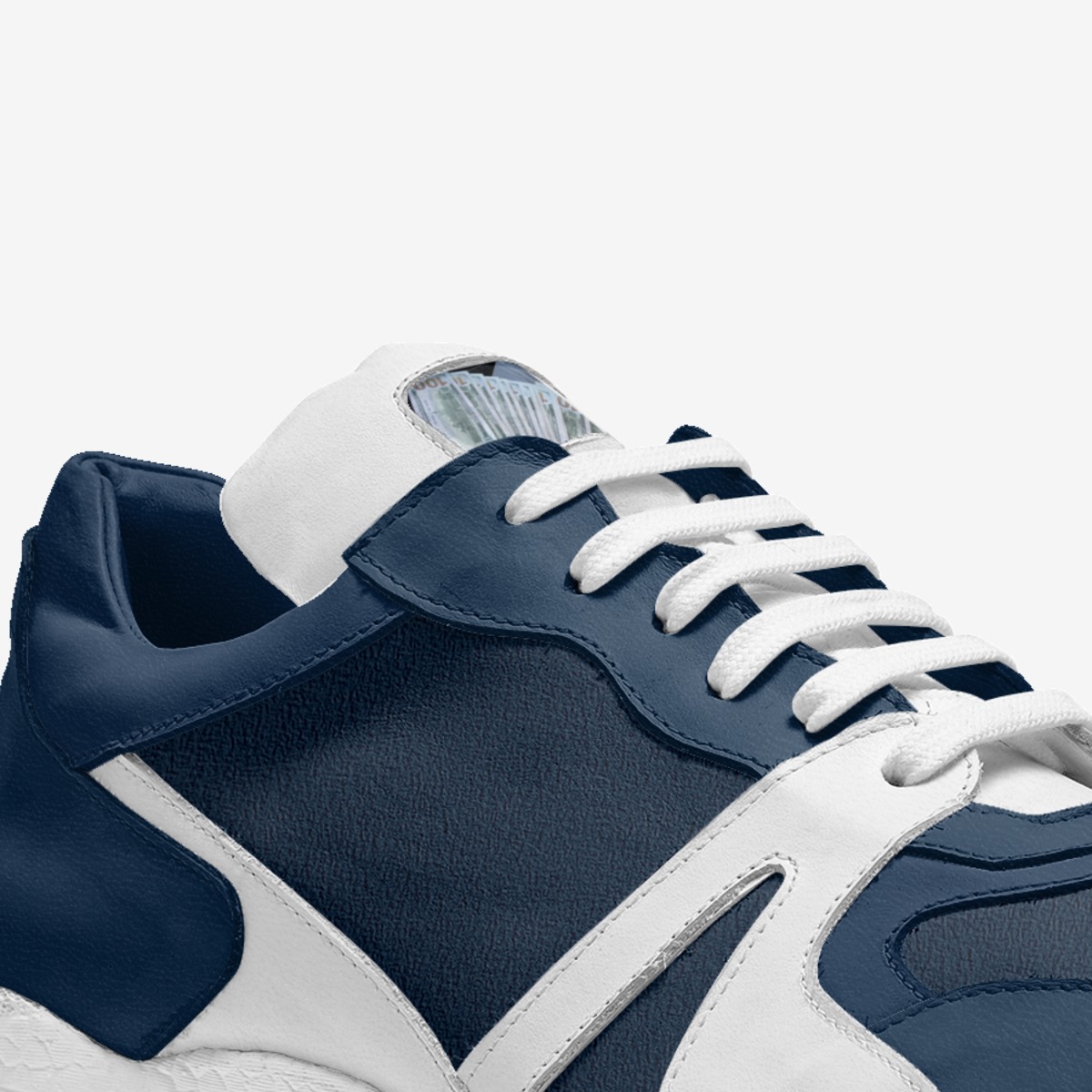 Money custom made in Italy shoes by Donnell Rainey | Detail view