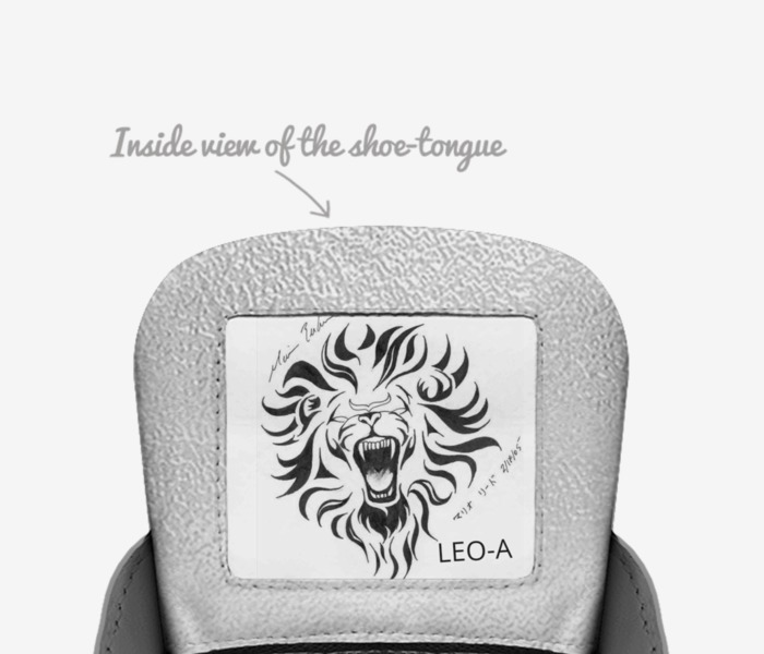 LEO-A (RYU) Rising custom made in Italy shoes by Dexter Austin | Tongue view
