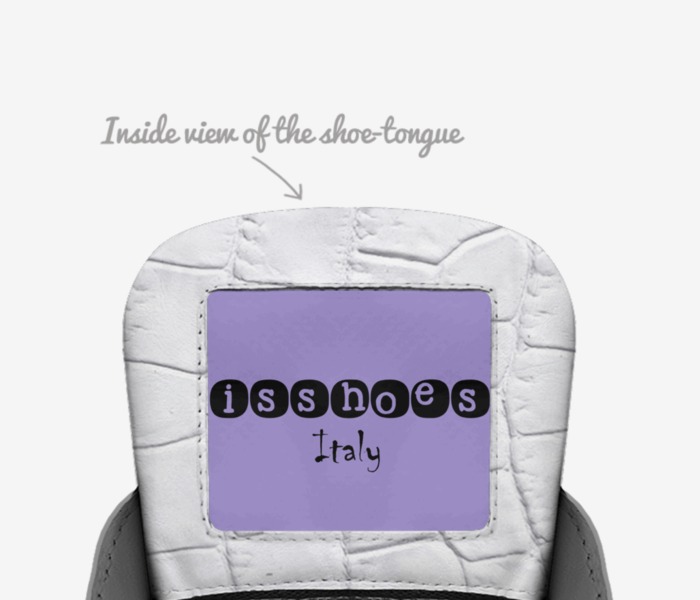 isshoes custom made in Italy shoes by Leonardo Benavides | Tongue view