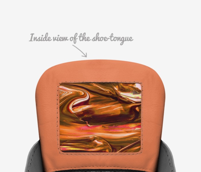 VanEssence custom made in Italy shoes by Vanessa Madl | Tongue view
