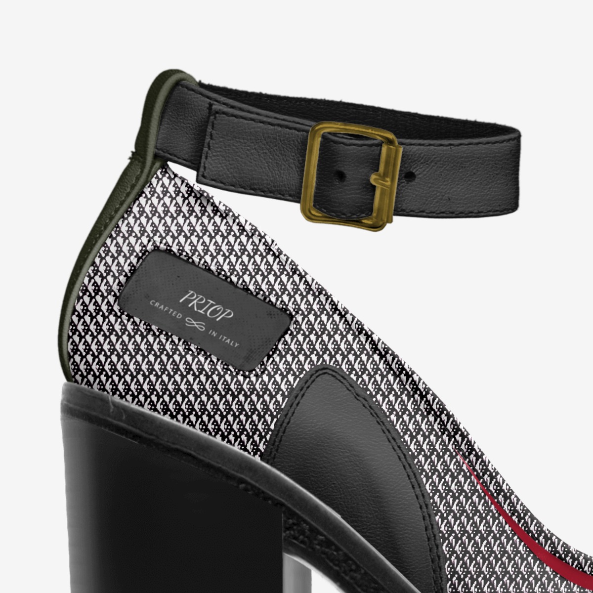PRIOP custom made in Italy shoes by Wayne Riddick Jr | Detail view