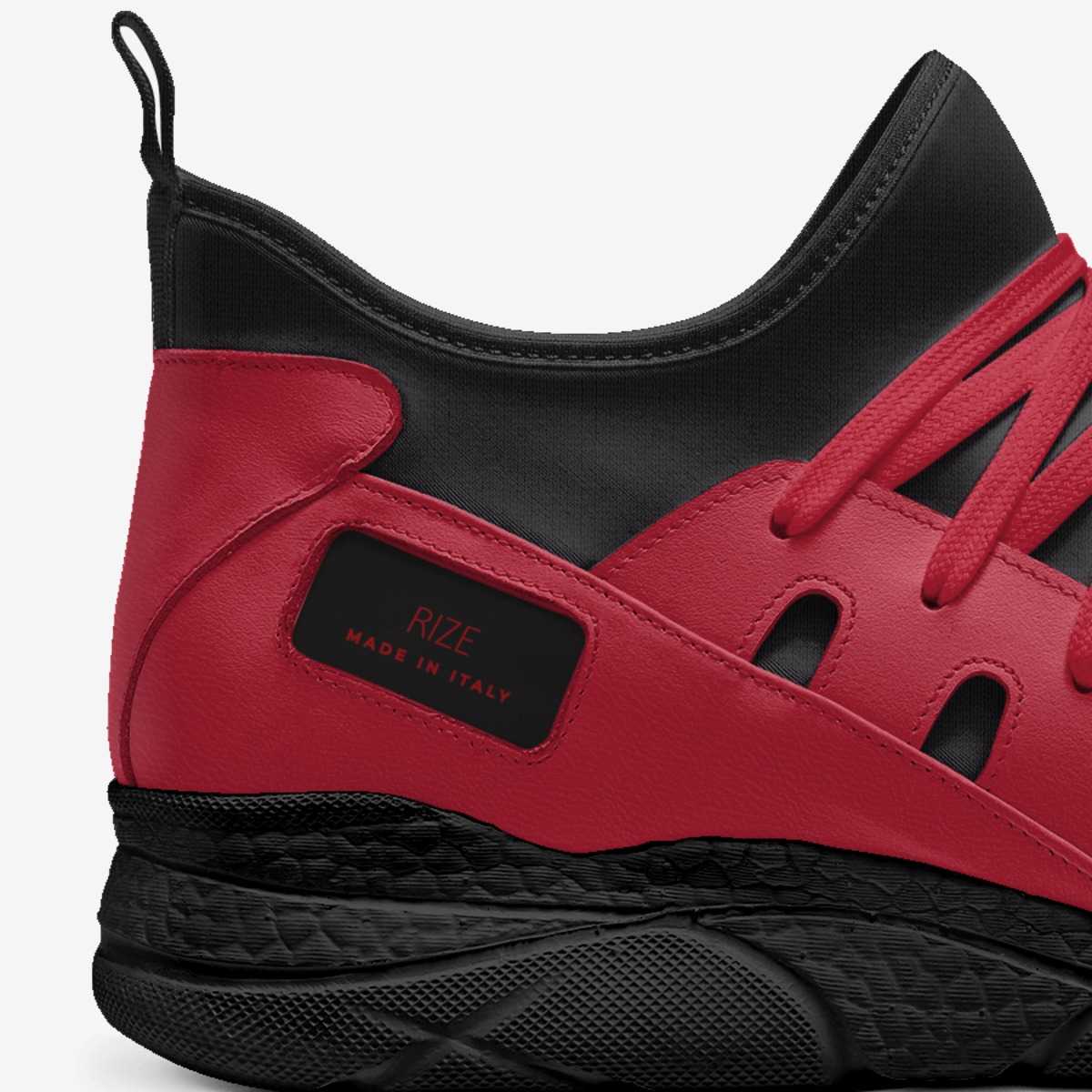 RIZE-collection custom made in Italy shoes by Wayne Riddick Jr | Detail view