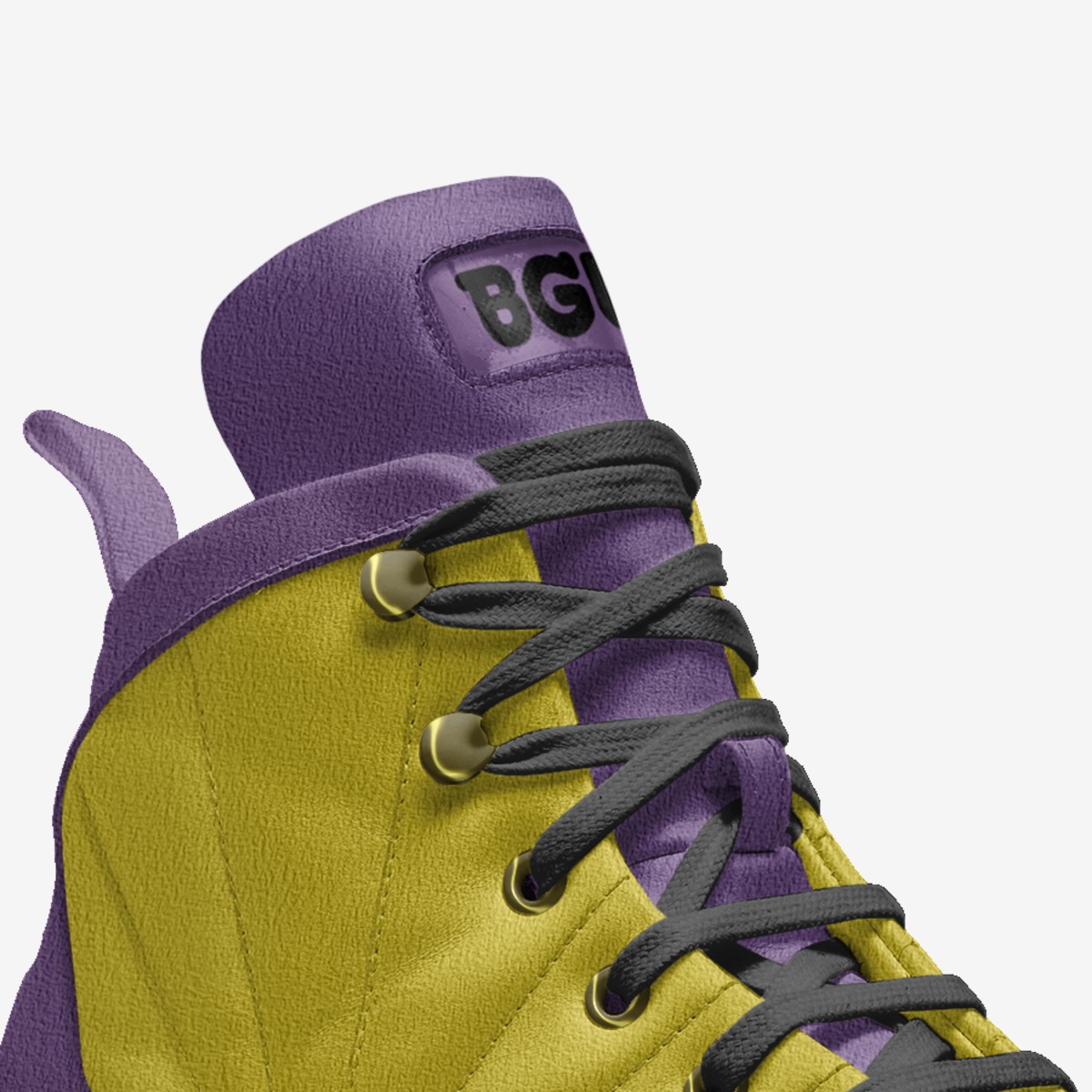 24K8 Out Suede custom made in Italy shoes by Being Great Every Day | Detail view