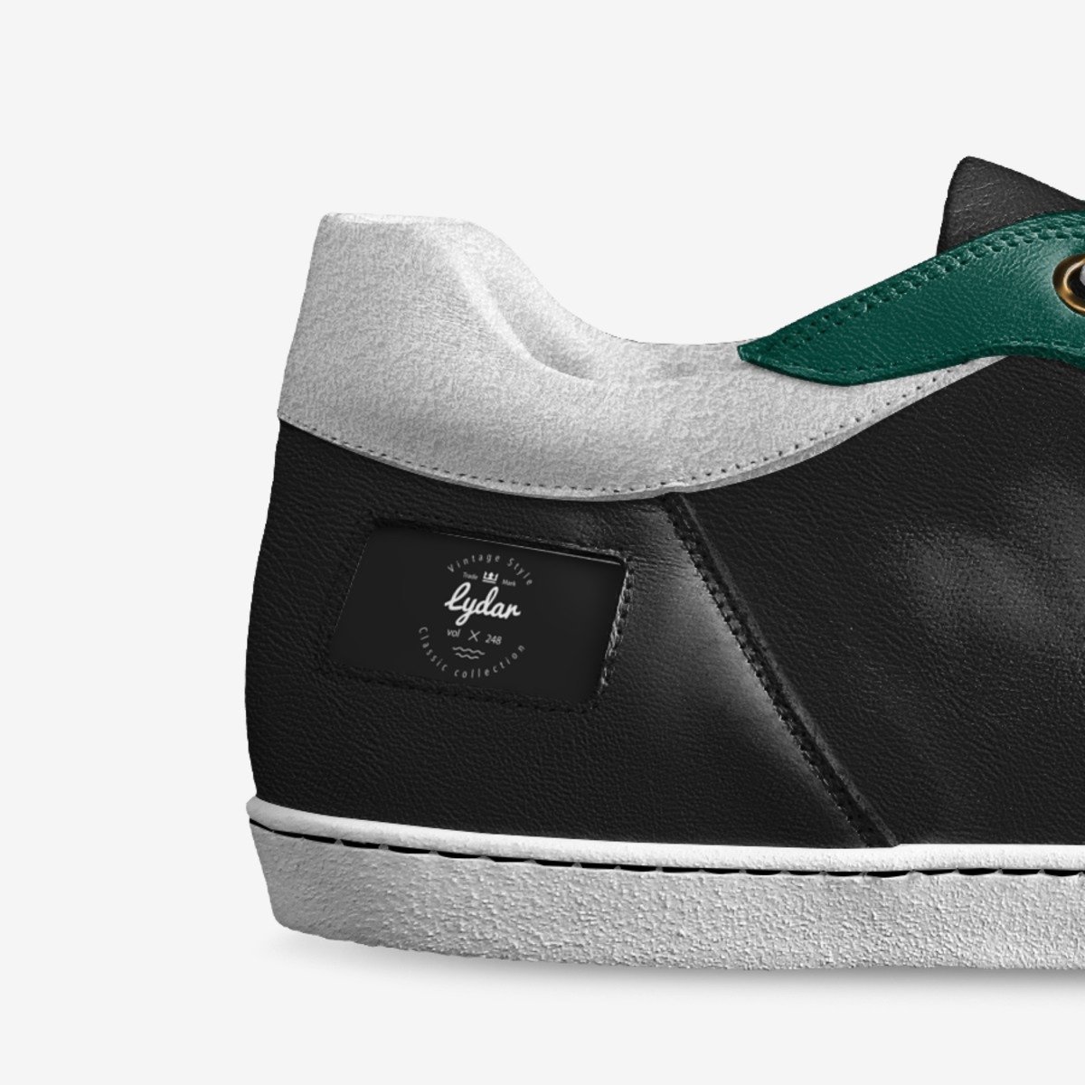 Lydar custom made in Italy shoes by Luke Peterson | Detail view