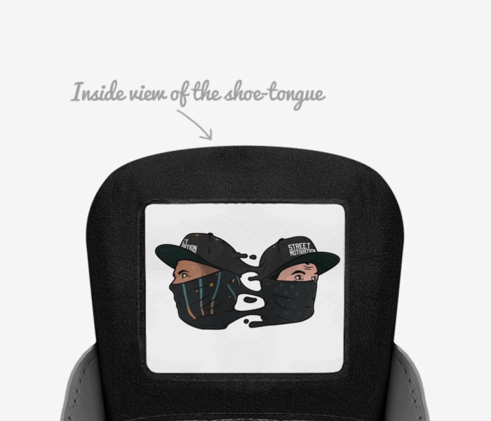 Ineffably Sole  custom made in Italy shoes by Alex Bentley | Tongue view