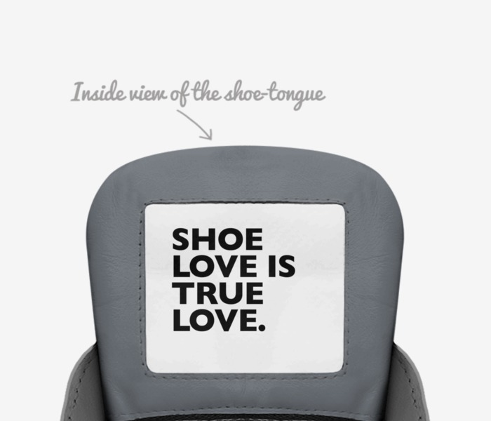 KNY custom made in Italy shoes by Kübra Yıldırım | Tongue view