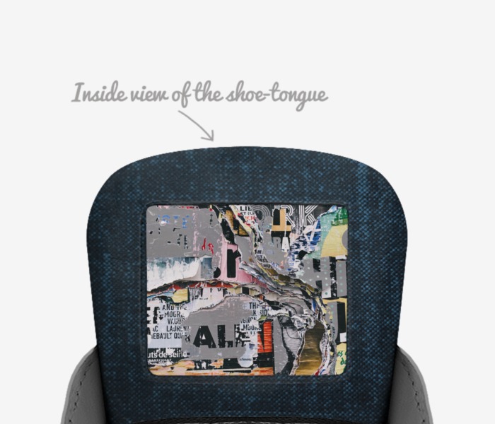 NoBrand  custom made in Italy shoes by Freddie Collins | Tongue view