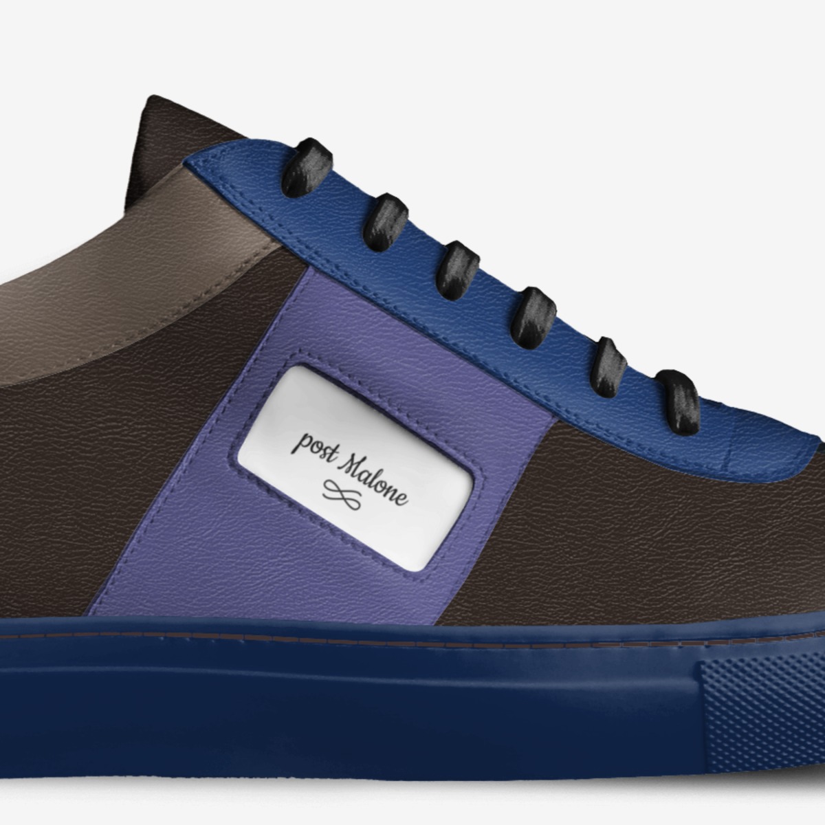 post Malone  custom made in Italy shoes by Anthony Woisin | Detail view