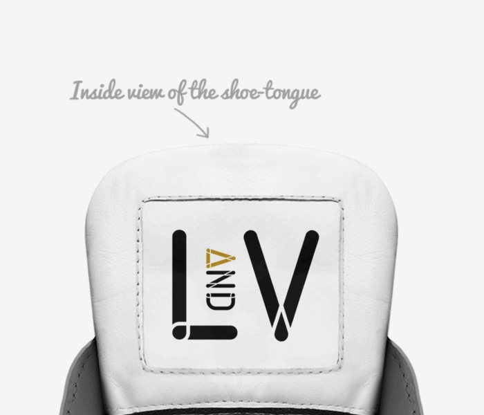 LUIS and VINS custom made in Italy shoes by Cacace | Tongue view