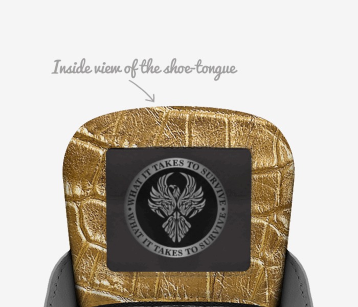 W.I.T.T.S custom made in Italy shoes by Kenneth Archbold | Tongue view