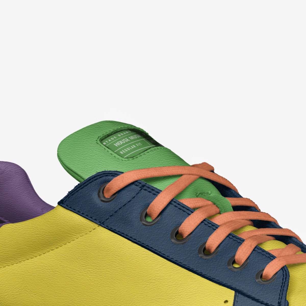 House Music, Pride custom made in Italy shoes by The Diva Lyn Hicks | Detail view