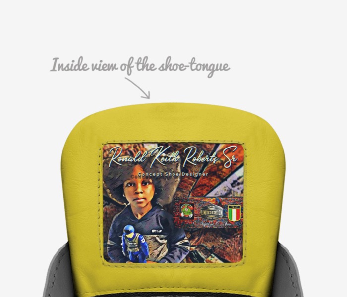 THE A.A.R.  custom made in Italy shoes by Ronald Roberts | Tongue view