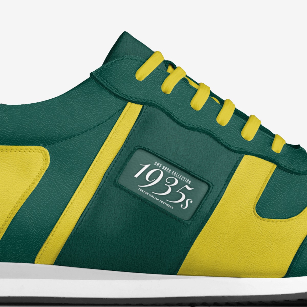 1935 Runners custom made in Italy shoes by Urbanwallstreet Earl | Detail view