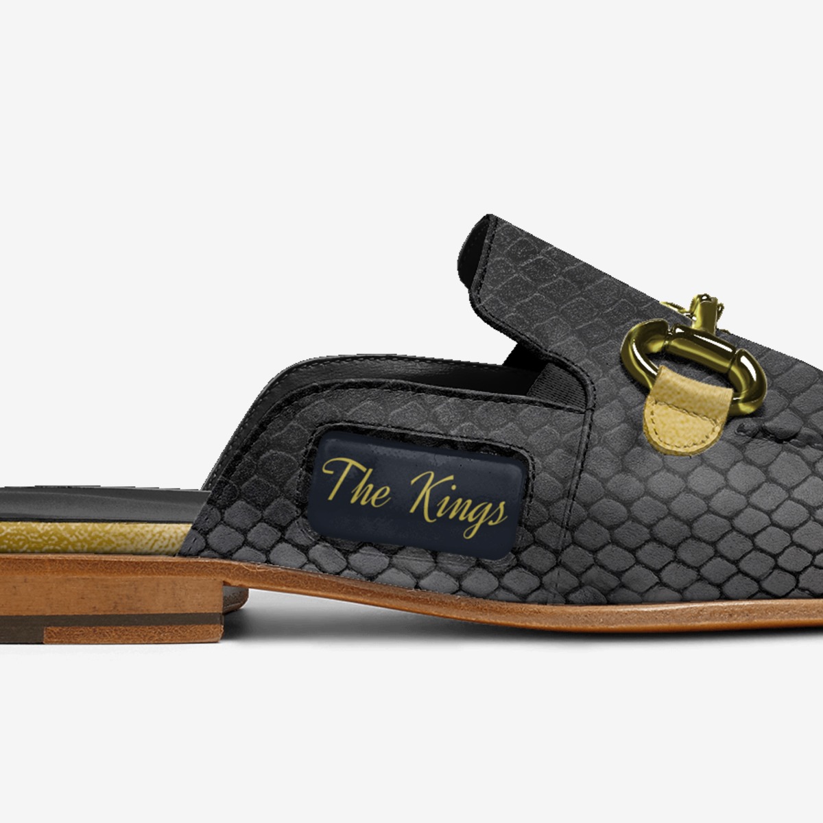 Escobar custom made in Italy shoes by Ahmed F M Hamdan | Detail view