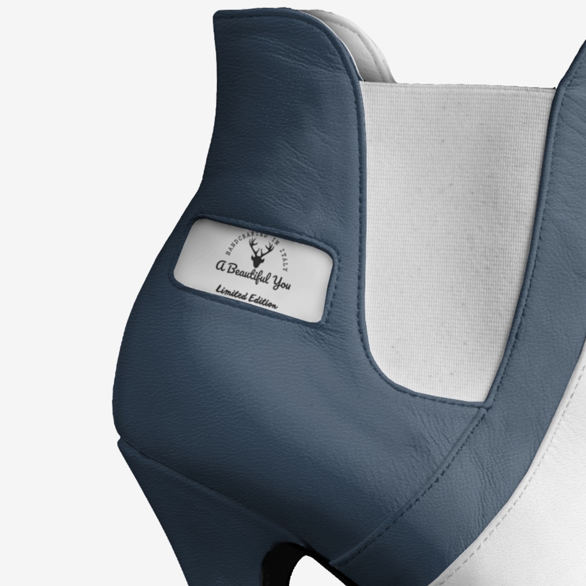A Beautiful You custom made in Italy shoes by Angela Cooke | Detail view