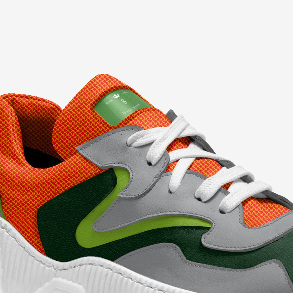 V-2 "Citrus" custom made in Italy shoes by King David Smith Ii | Detail view