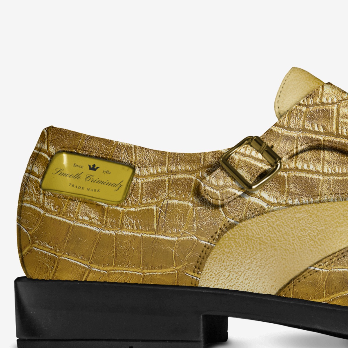 Smooth Criminalz custom made in Italy shoes by Walter Chism Jr. | Detail view