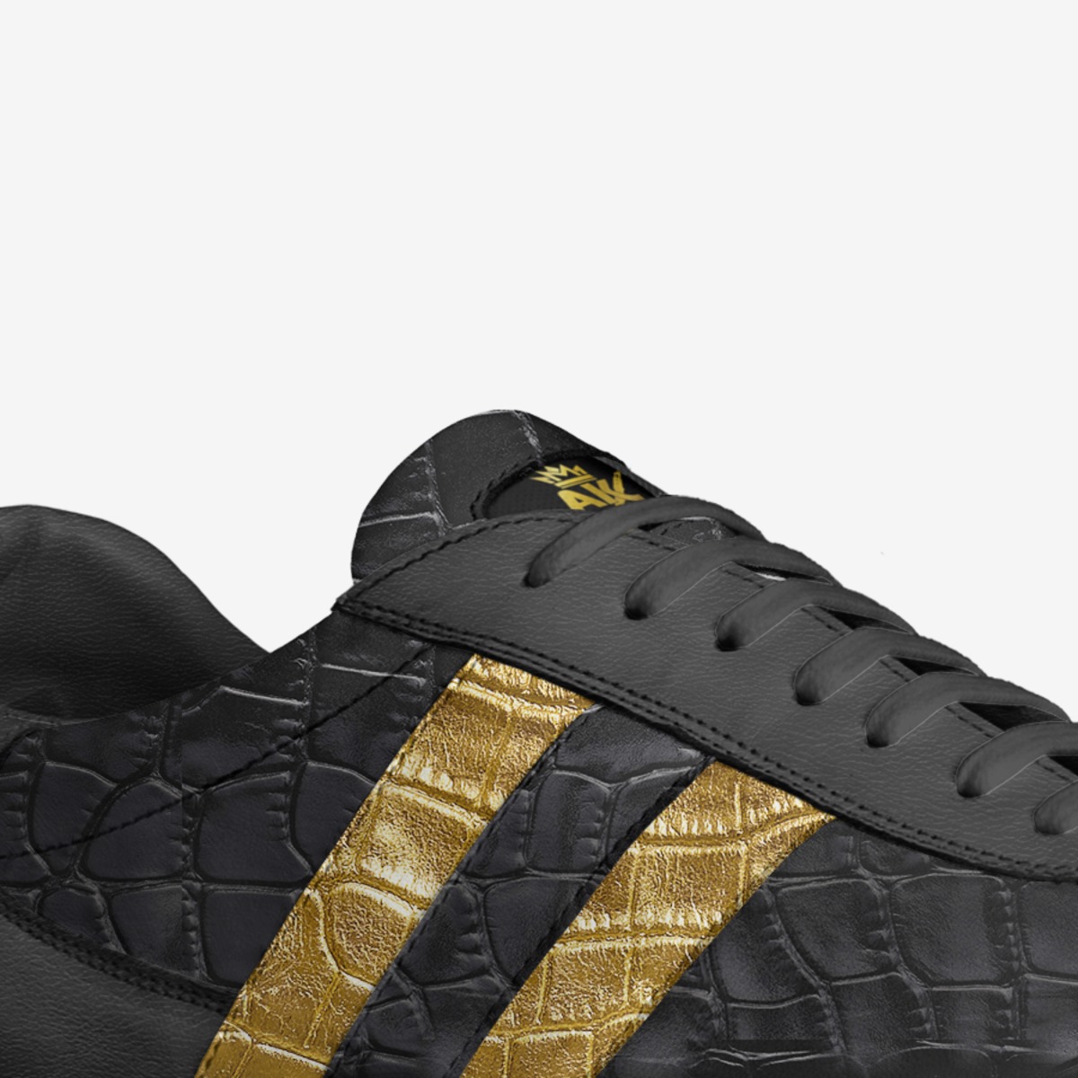 Blac custom made in Italy shoes by Rudolph Rothwell Iii | Detail view