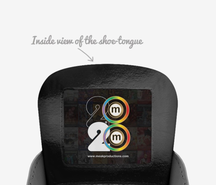 Meak Pro Exclusive custom made in Italy shoes by Meak Productions, Inc. | Tongue view