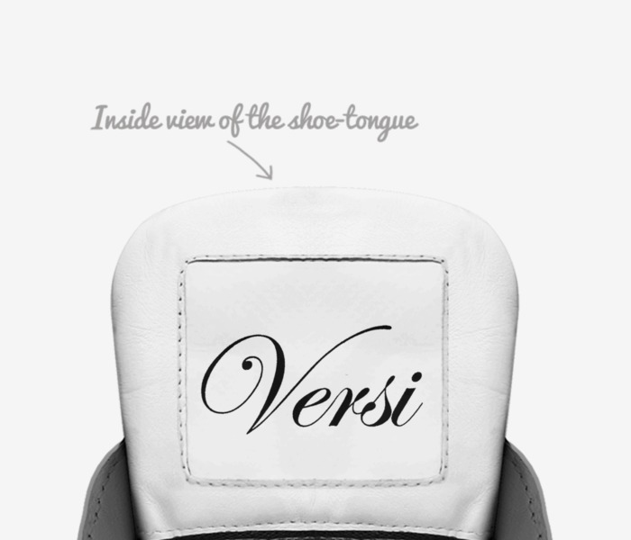 VERSI custom made in Italy shoes by Versi | Tongue view