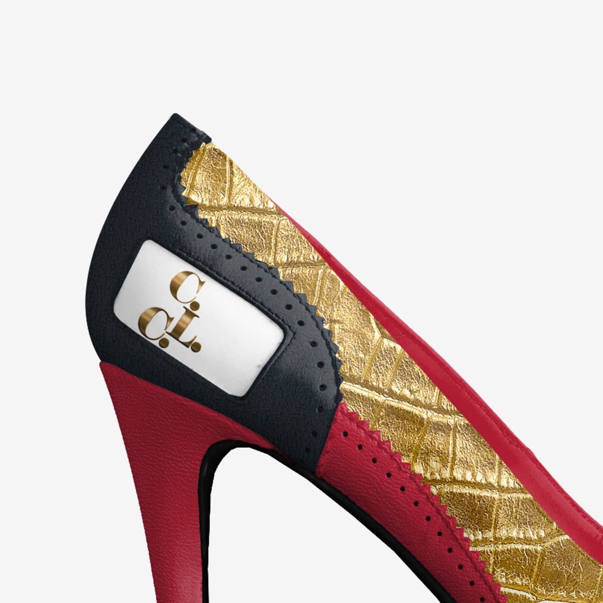 starshine custom made in Italy shoes by Christopher Lawrence | Detail view