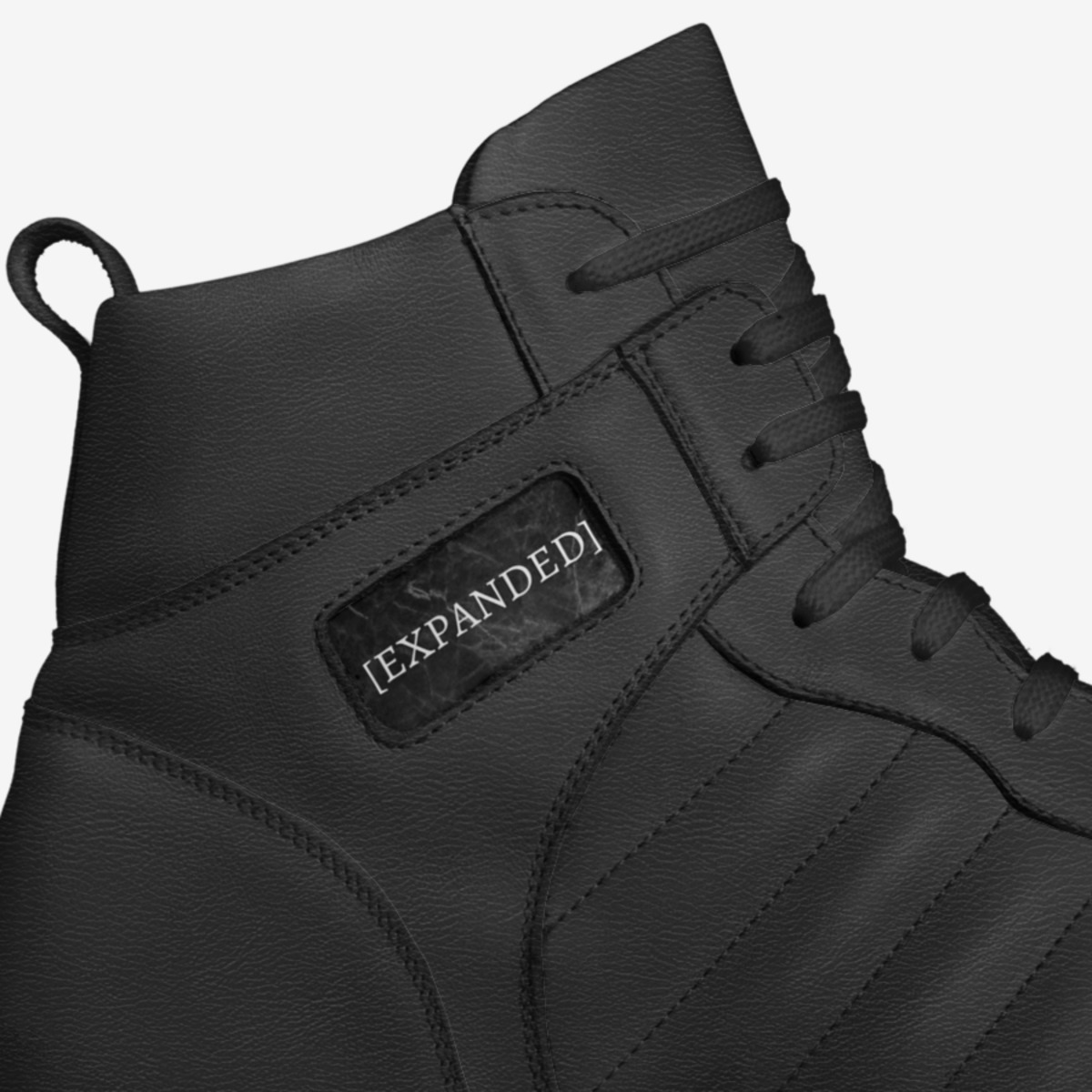 J1 The Logos custom made in Italy shoes by Jasper Of Heather | Detail view