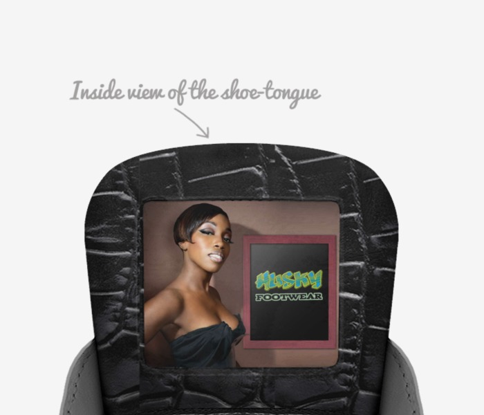 Husky Mega custom made in Italy shoes by Wallace Davis | Tongue view