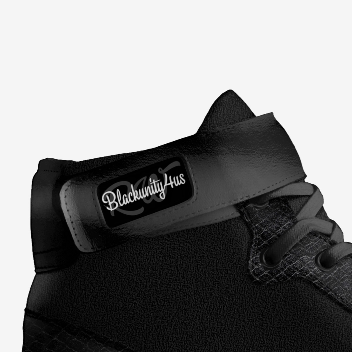 DarkNight custom made in Italy shoes by Raymond Wailes | Detail view