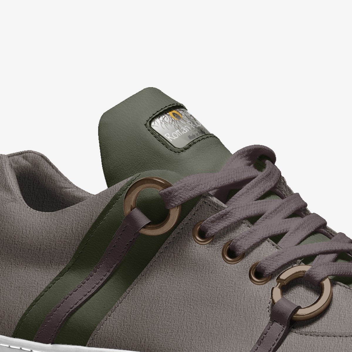 Roman Roots custom made in Italy shoes by Kalito Ayala | Detail view